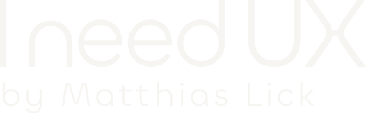 IneedUX by Matthias Lick